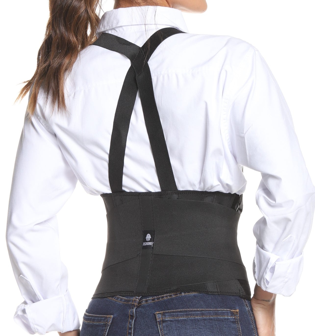 CINTURON DE FUERZA PROTECTOR DE COLUMNA CON TIRAS - Imagen 3