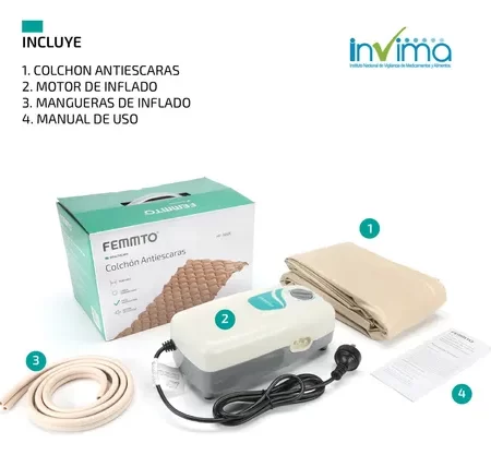 COLCHON ANTI ESCARA CON MOTOR