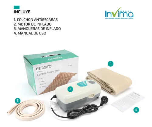 COLCHON ANTI ESCARA CON MOTOR